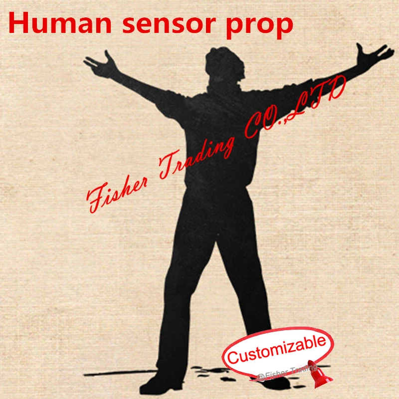 

Reality room escape prop, stand still to escape from the chamber, human sensor prop