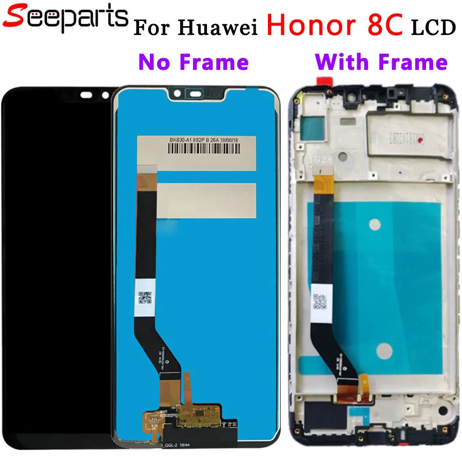 Huawei Honor 8C LCD Display Touch Screen Digitizer Assembly For Huawei Honor 8C LCD BKK-AL10 Screen Replacement Parts 720x1520
