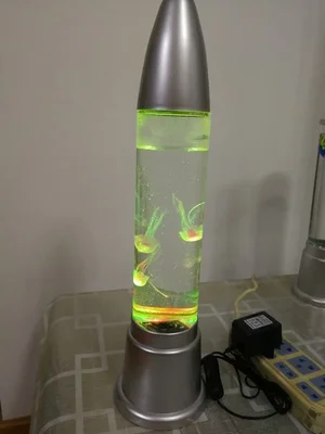 Jellyfish lamp Water column light Feng Shui column Colorful automatic color change