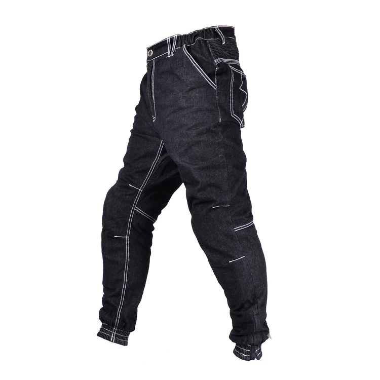 Men Motocross pants Racing drop resistant pants with knee