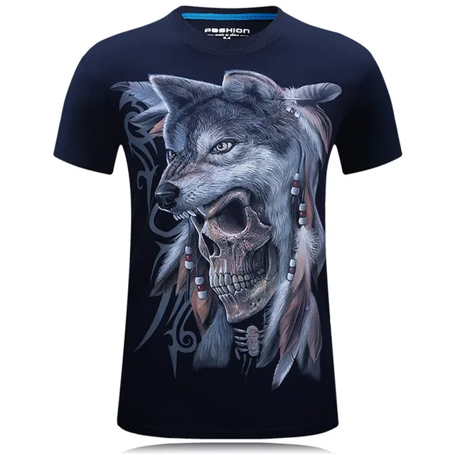 2016 Summer Men 3D Printed T-Shirt New Arrival Male O-Neck Loose Breathe Freely Absorb Sweat Cotton T Shirts M-6XL M165