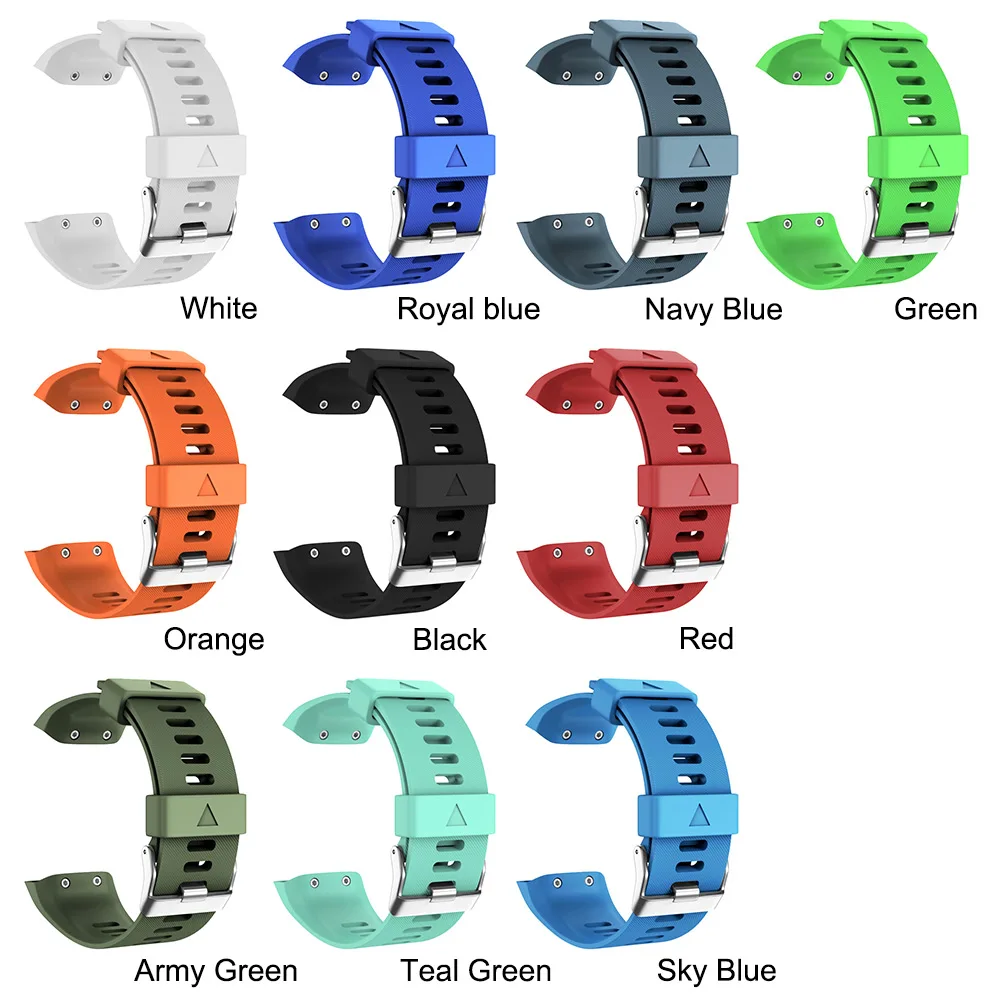 

Newly Silicone Watch Band Strap Bracelet + Tool Screws For Garmin Forerunner 35 m99