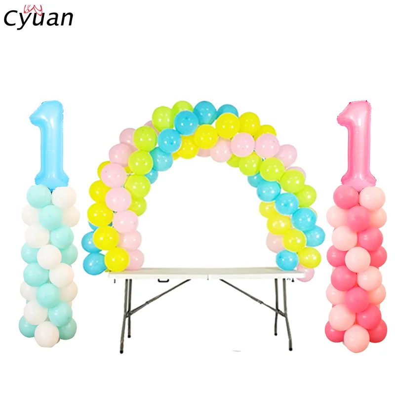 

Cyuan 78Pcs Event Party Balloon Accessories Balloons Table Arch Stand and Column Stand Kit Wedding Birthday Baby Shower Supplies