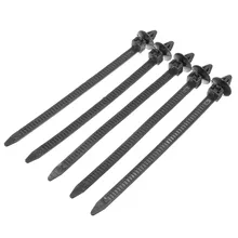 5PCs Nylon Mount Clips Push Wire Ties Fastener Strap For Honda Mazda 9mm Hole Auto Fastener & Clip