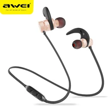 AWEI X650BL двойной драйвер беспроводные Bluetooth наушники с микрофоном громкой связи Наушники стерео звук гарнитура для iphone