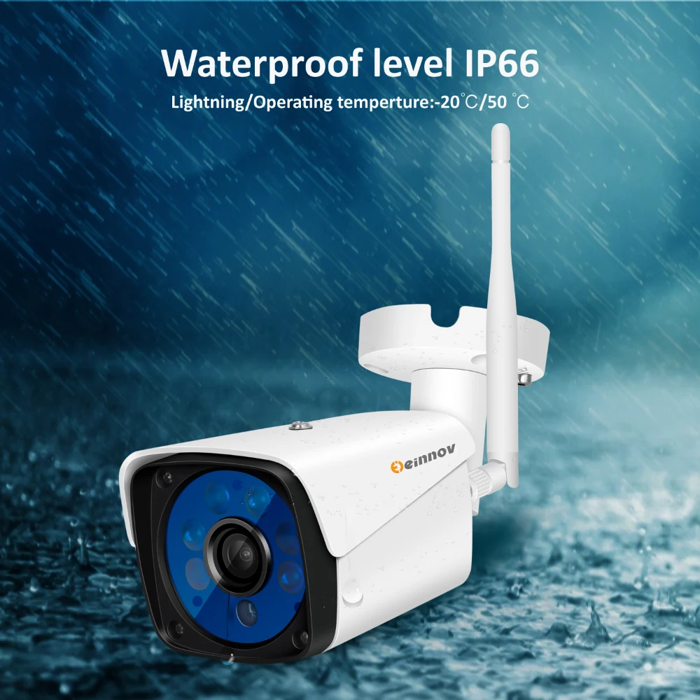 Einnov 5MP H.265 домашняя беспроводная CCTV Wifi камера система 1080P 2MP комплект