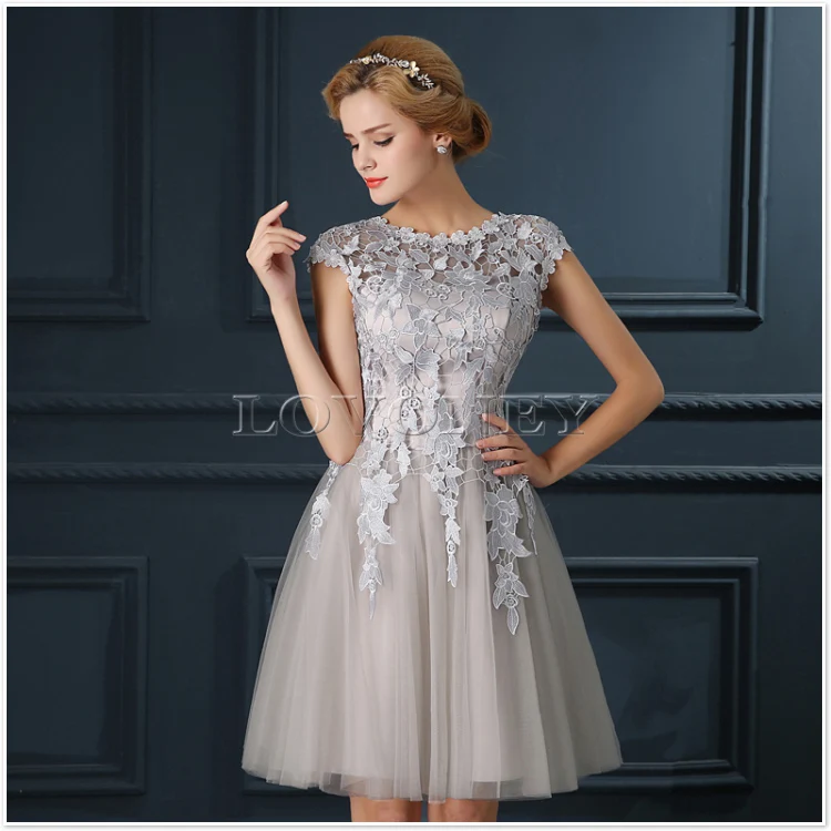 DEERVEADO T402 Short Prom Dresses Elegant A-Line Red Prom Dress Gown Formal Party Dresses Evening Gown Vestido De Festa