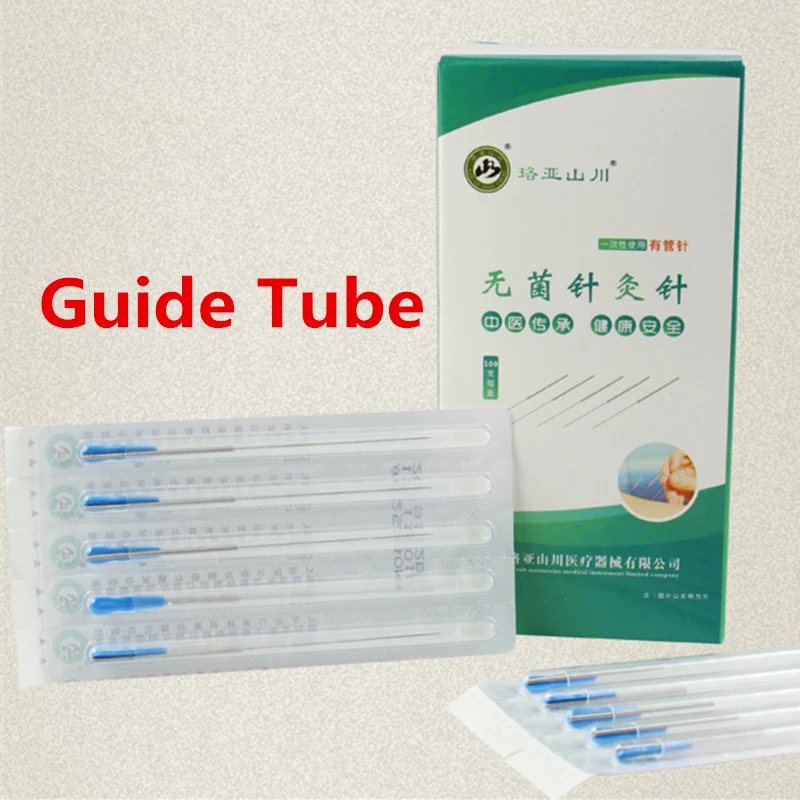 

100pcs Acupuncture Needles 1000 Disposable Sterile Needles Acupuncture With Indiviual Guide Tube Chinese Acupuncture Therapy