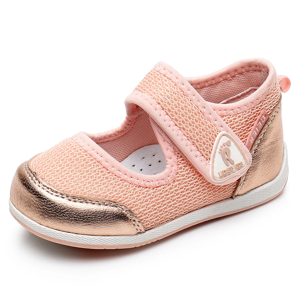 

Ahannie Kids Toddler Girls Flats Sandals Shoes Baby Girls Breathable Lightweight Mesh Sneakers for Walking Running