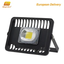 [MingBen] Светодиодный прожектор светильник 100W 50W 30W 230V IP65 Водонепроницаемый CE для квадратный сад гараж теплый белый холодный белый форма корабль ES RU CN