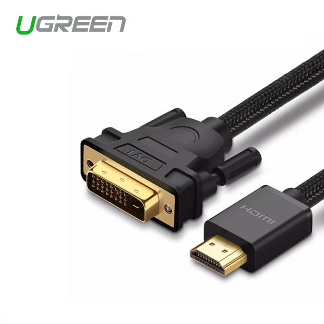 Special Price Ugreen HDMI to DVI DVI-D 24+1 pin Adapter 3D 4K DVI Male to HDMI Male Converter Cable for LCD DVD HDTV XBOX hdmi cable 2m 3m Special Price Ugreen HDMI to DVI DVI-D 24+1 pin Adapter 3D 4K DVI Male to HDMI Male Converter Cable for LCD DVD HDTV XBOX hdmi cable 2m 3m