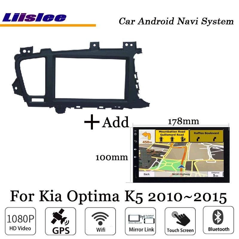Discount Liislee For Kia Optima K5 Right Hand Drive RHD 2010~2015 Car Radio Android NAVI Map Navigation Multimedia System BT Radio No DVD 3