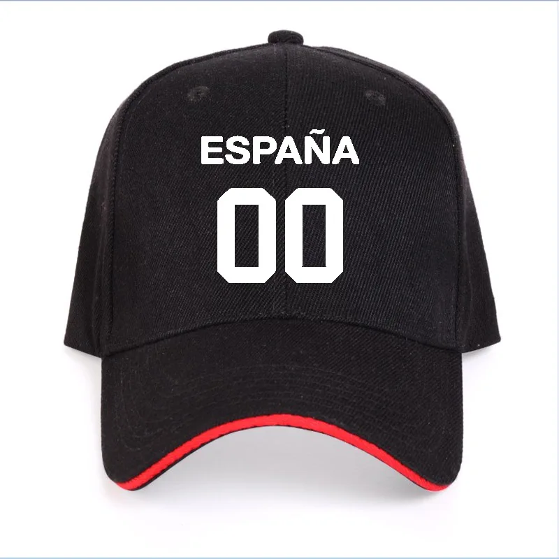 

SPAIN men youth free custom made name number esp boy hat nation flag es spanish country college print photo text baseball cap