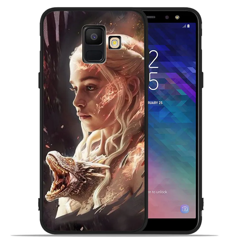 Игра престолов Daenerys Дракон Джон для samsung Galaxy A9 A8 A7 A6 A5 A3 J3 J4 J5 J6 J8 плюс чехол для телефона чехол Coque Etui мягкий