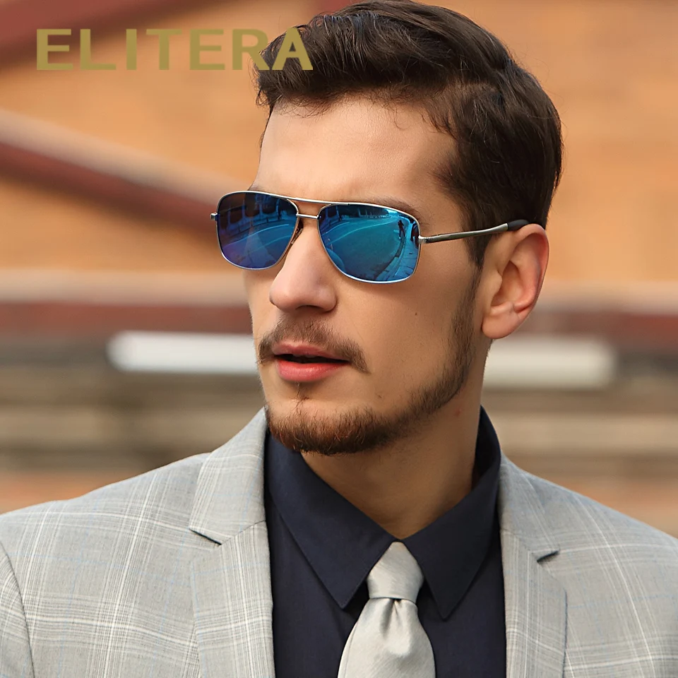 

ELITERA Brand Unisex Retro Sunglasses Polarized Lens Vintage Eyewear Accessories Driving Sun Glasses For Men/Women
