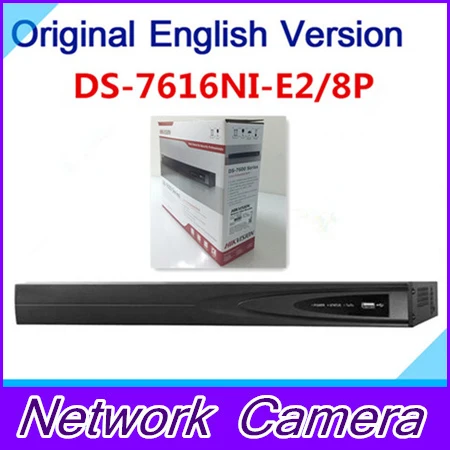 

NVR DS-7616NI-E2/8P PoE NVR 16 Channel Economic NVR CCTV Network Video Recorder Free shipping
