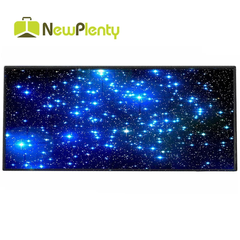 

Extended Gaming Mouse Pad Mat XXL Stitched Edges Waterproof Wide & Long Rubber Base Mousepad Keyboad Mat 35.4 x 15.7"Galaxy