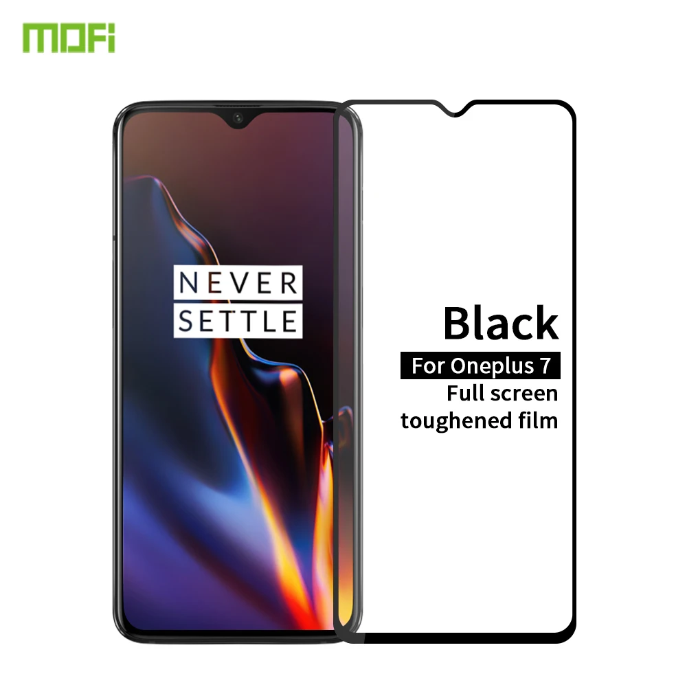

For OnePlus 7 Glass Tempered MOFi 9H Protective Film For OnePlus 7 Screen Protector Tempered Glass