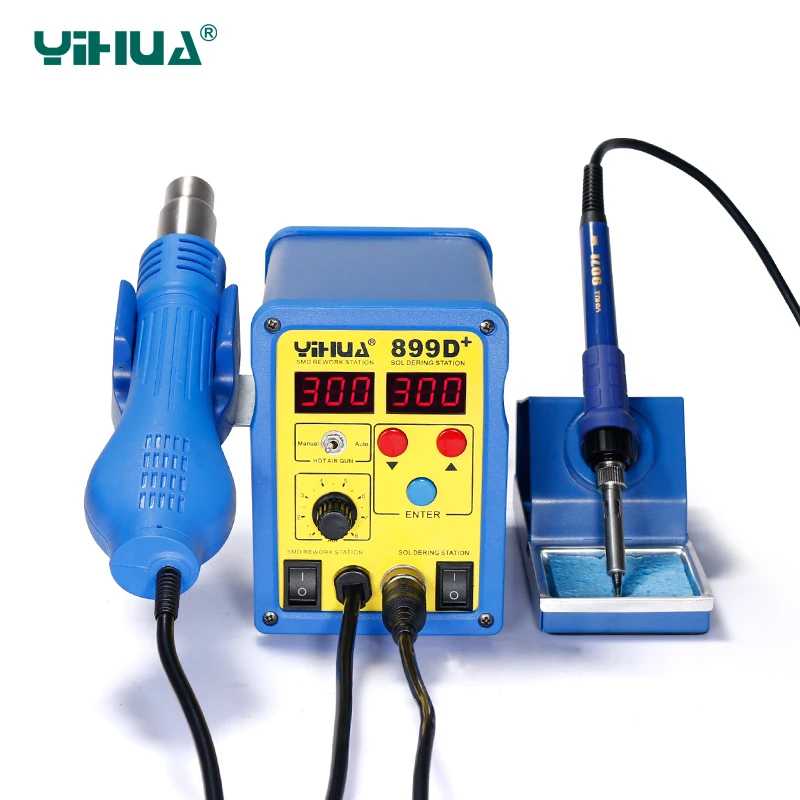 

Free Shipping YIHUA 899D+ Iphone Motherboard Welding Soldering Station Mobile Phone Station Soldering
