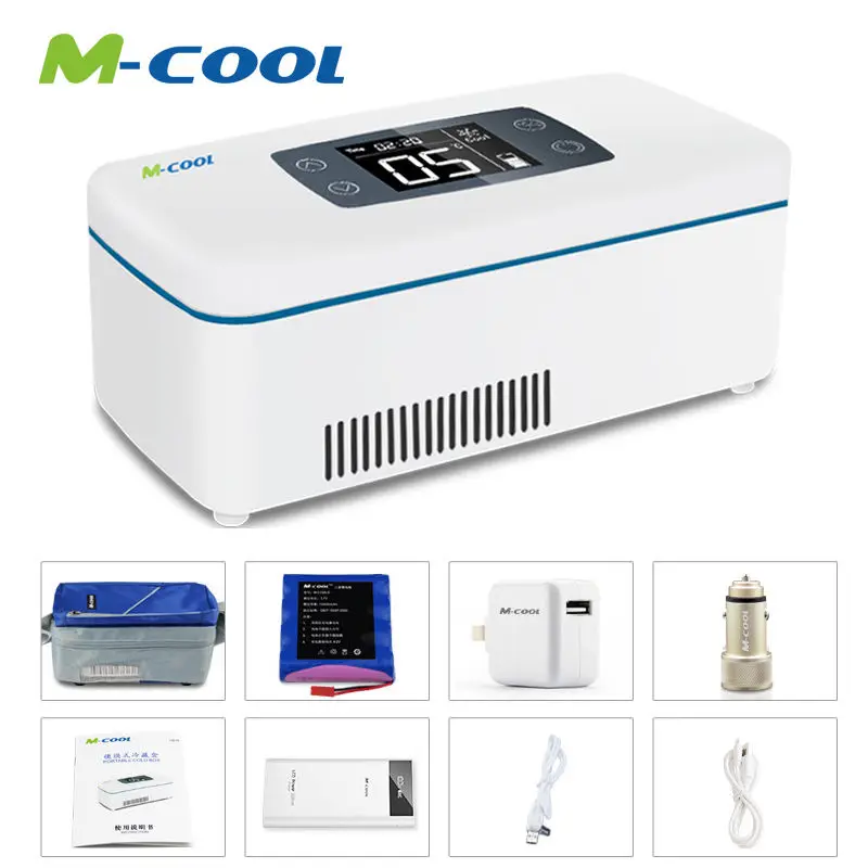 Mini Insulin Cooler Car refrigerator 2 8 degrees Celsius Refrigerate