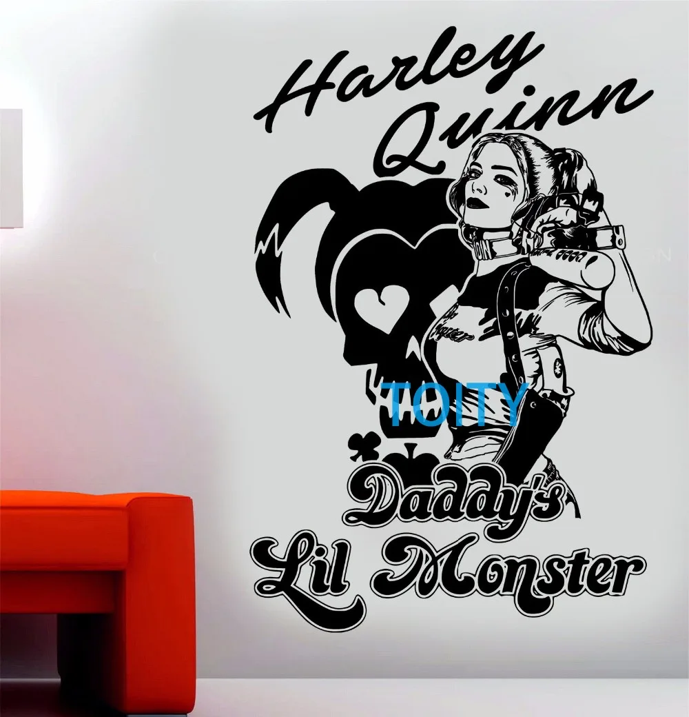 Poster Harley Quinn E Jack Le Joker Sur Toile - Décoration Murale - Pour Salon, Chambre à Coucher - Style Sans Cadre - 60 X 90 Cm