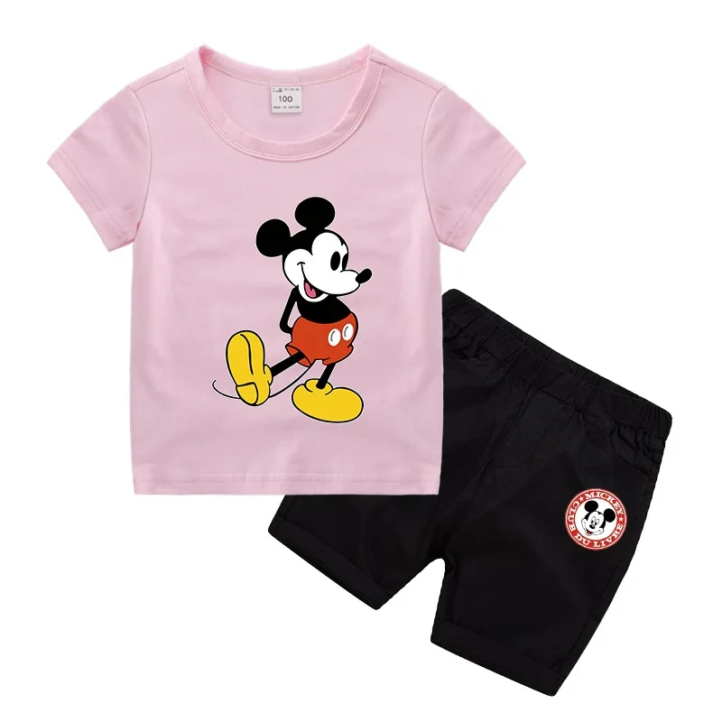 Disney комплект детской одежды Летняя одежда с героями мультфильмов для мальчиков