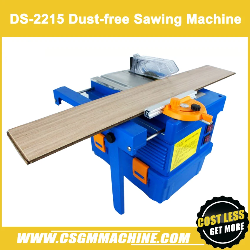 

2400W Dust-free Sawing Machine/DS-2215 table saw with Scalable Working Table for wood cutting/ABS cover