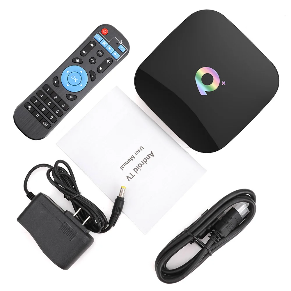 2019 Q плюс 6 K Allwinner H6 Android 9 0 ТВ Box Smart 4 ГБ 64 ядра H.265 USB3.0 2 ГГц Wi Fi Netflix Youtube Декодер