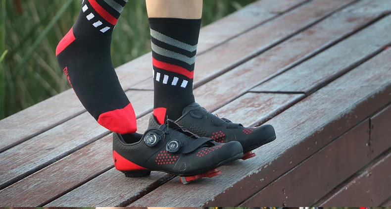 Новые велосипедные носки мужские и женские профессиональные дышащие спортивные велосипедные носки высокого качества защищают ноги велосипеды Компрессионные носки