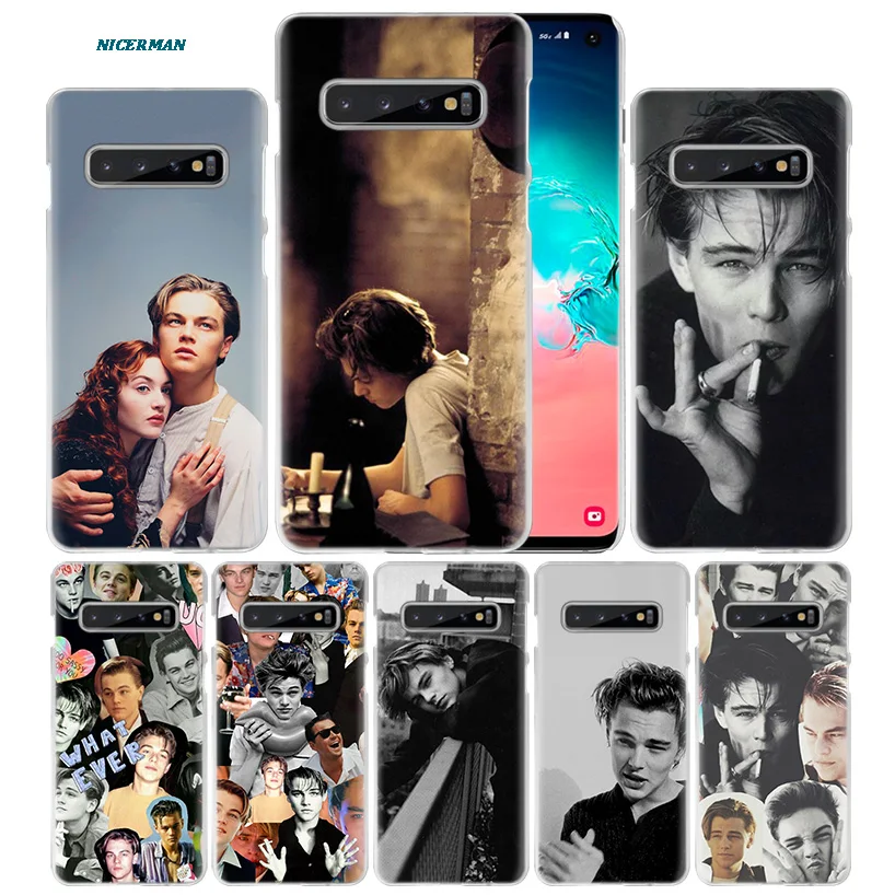 

Leonardo Dicaprio Case for Samsung Galaxy S10 5G S10e S9 S8 M30 M20 M10 J4 J6 Plus J8 2018 Note 8 9 Clear Hard PC Phone Cover