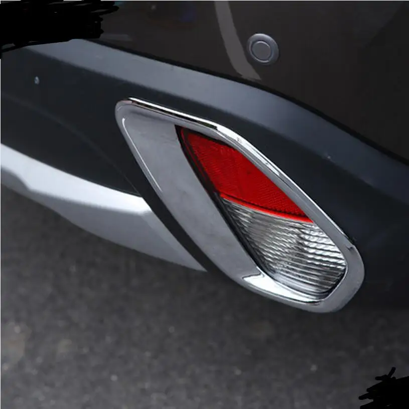 Для Mitsubishi Outlander 2015 2016 ABS Хромированная передняя + фотолампа обшивка 4 шт./компл.