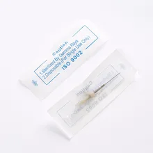 50 шт профессиональные иглы для перманентного макияжа 1R зубчатая игла стерилизованная мозаичная Косметика 2-1 иглы для макияжа