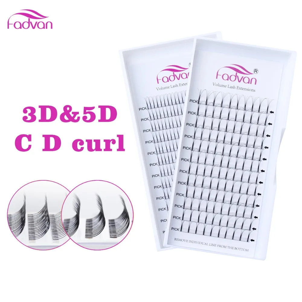 

Lash Russian Volume Eyelash Extensions 3D 5D Volume Eyelashes Extensions Professional Cluster Individual Eyelashes Natural Long