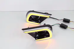 Osmrk led drl дневного света для Toyota CHR 2017-2018 с движущимися желтыми поворотниками