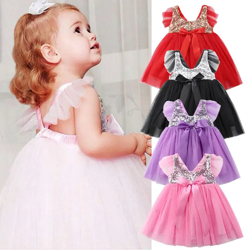 

Toddler Kids Baby Girls Princess Dress Floral Pageant Wedding Party Tutu Dresses