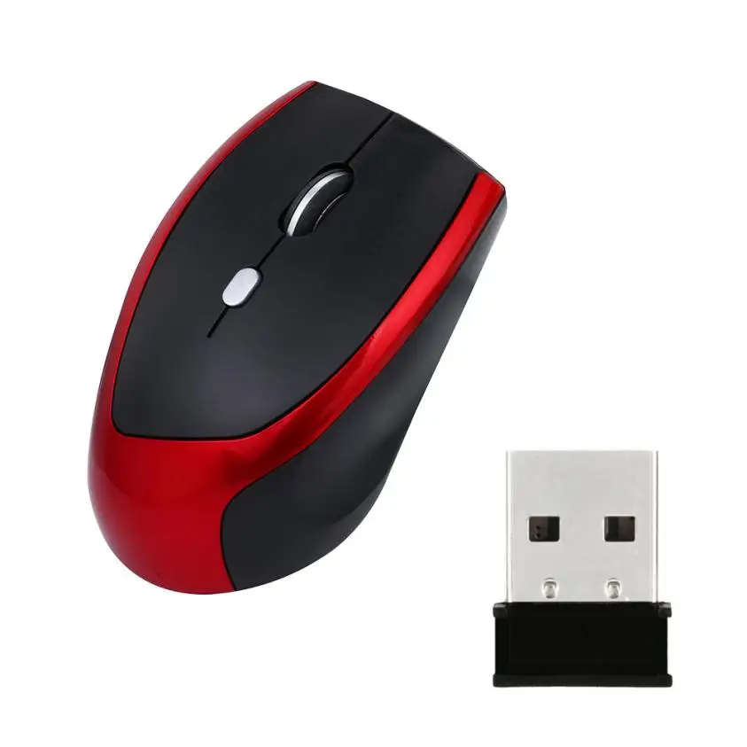 Новый элегантный беспроводной мини адаптер USB игровая мышь 800 1000 1200 dpi 6 кнопок