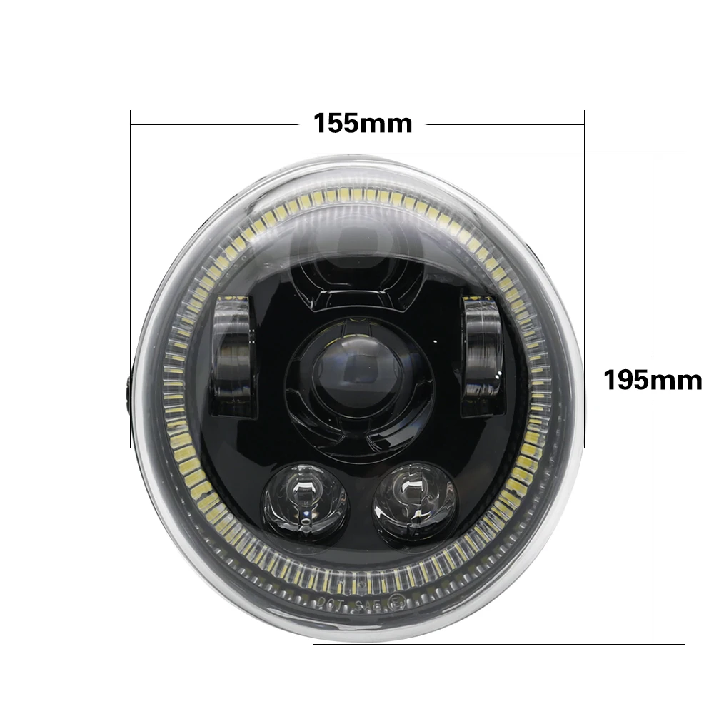 Точка E9 знак светодиодный фар Moto для Harley Davidson Vrod V стержень V-ROD VRSC VRSCDX VRSCA 02-17 Harley V стержень фар