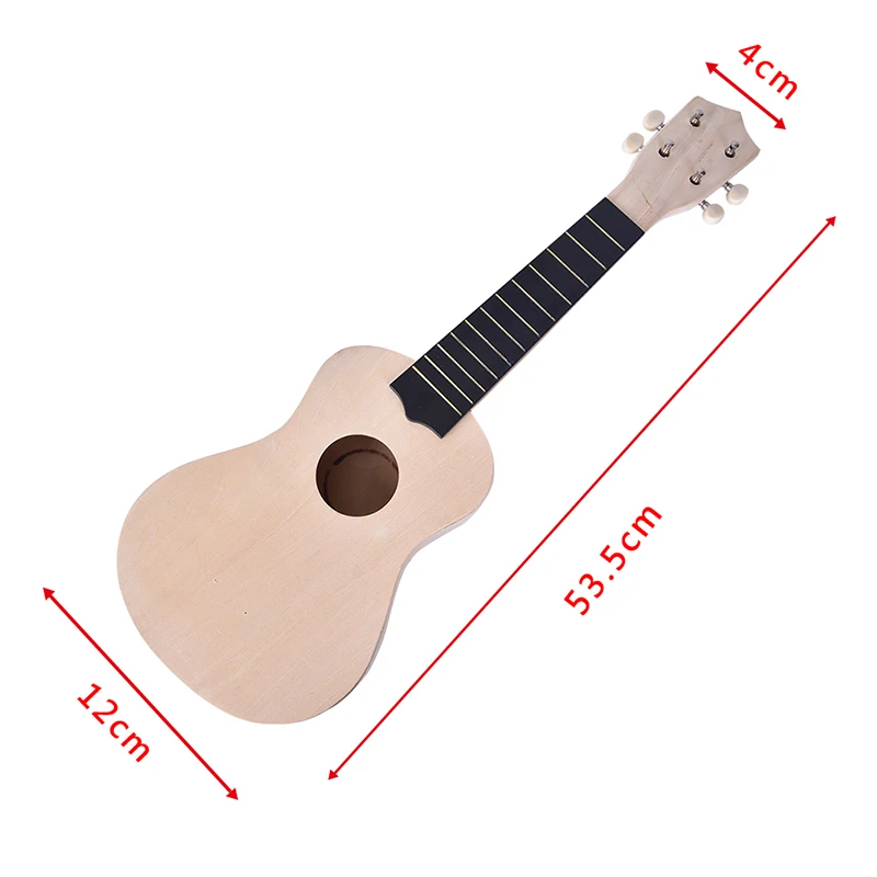 21 дюймов простой и весело DIY Гавайские гитары укулеле DIY Kit инструмент Гавайи гитары ручной работы детская игрушка сборки для любителя