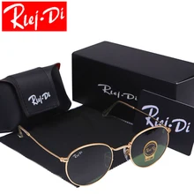 Round Sunglasses Women Brand Designer Sunglasses Driving Sun Glasses Men Glass Lens Sunglasses Ladies Female Sunglasses UV400