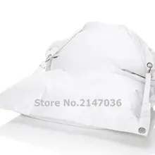 Белый Открытый Пряжка кресло мешок, внешние походные ремни beanbag диванные подушки