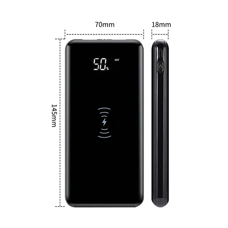 10000mah Power Bank Qi Wireless Charger fast Charge power bank USB For samsung S8 5V/2.1A Portable NEW Hight quality Hot 10000mah Power Bank Qi Wireless Charger fast Charge power bank USB For samsung S8 5V/2.1A Portable NEW Hight quality Hot