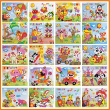 Diy 3D головоломка рисунок стикер s большой размер EVA ручная наклейка s Рисование бумажные игрушки для детей творческая наклейка обучающая BabyToy