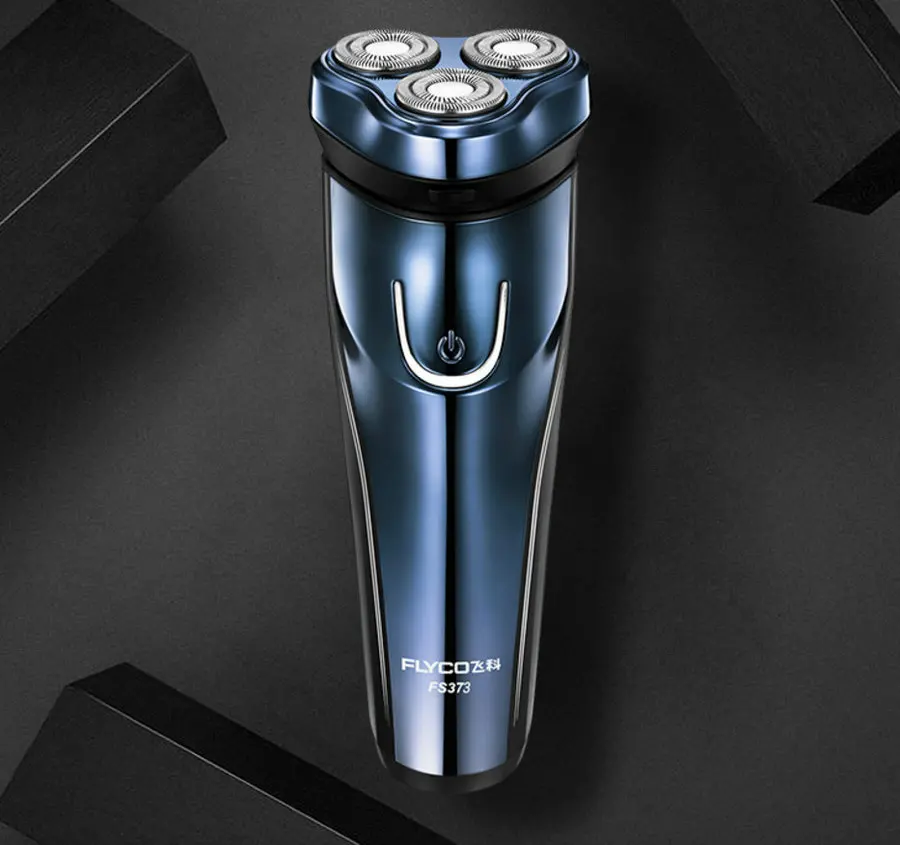 Flyco fs373 электрическая Мужская бритва 110 В 220 в 3D плавающая головка мужские бритвы умный человек бритва перезаряжаемая с всплывающим триммером