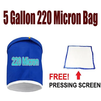 

Essense Herbal Extractor Kit 5 Gallon Bubble Bags Filter Canvas With Pressing Screen RT99