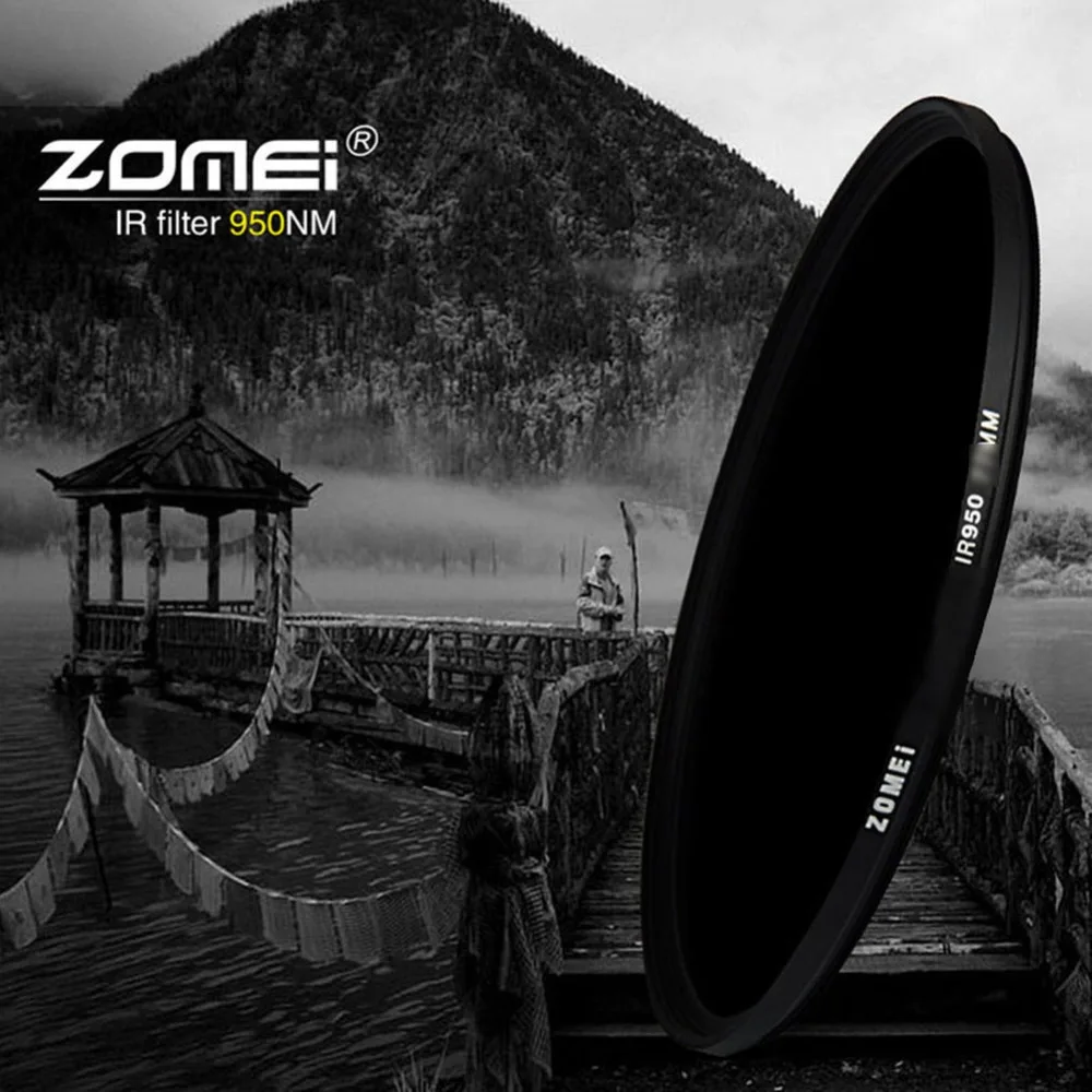 ИК фильтр Zomei для объективов Canon Nikon Sony Pentax Hoya 62 мм 680нм 720нм 760нм 850нм 950нм|filter for
