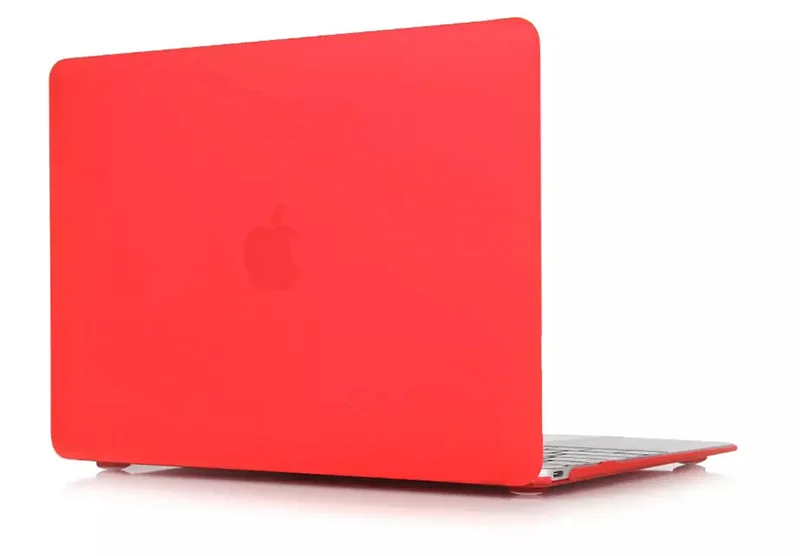Сумка для ноутбука чехол для macbook air 13 Матовый Футляр Крышка Ноутбука Чехол для Macbook Air 13 Случае Pro Retina 12 13.3 15 дюймов для Apple Mac book Air 11 Pro 13 Сенсорный бар - Цвет: Matte Red