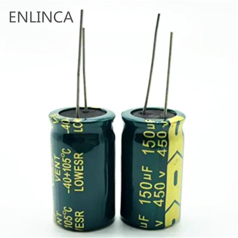 

2pcs/lot RA03 450V 150UF size 18*30MM high frequency low impedance 400V150UF aluminum electrolytic capacitor