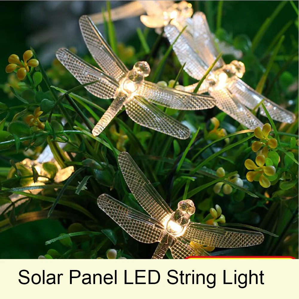 Tanbaby-Outdoor-Solar-Led-String-light-5M-20-Led-dragonfly-solar-panel-strip-light-IP65-Waterproof(2)