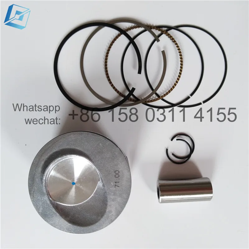 

Set of 4 Pcs 03F107065A 03F107065F 03F107065G piston for V W 1.2T Tsi CBZA CBZB 1,2 TSI CBZA CBZB 71mm +0.25 +0.5