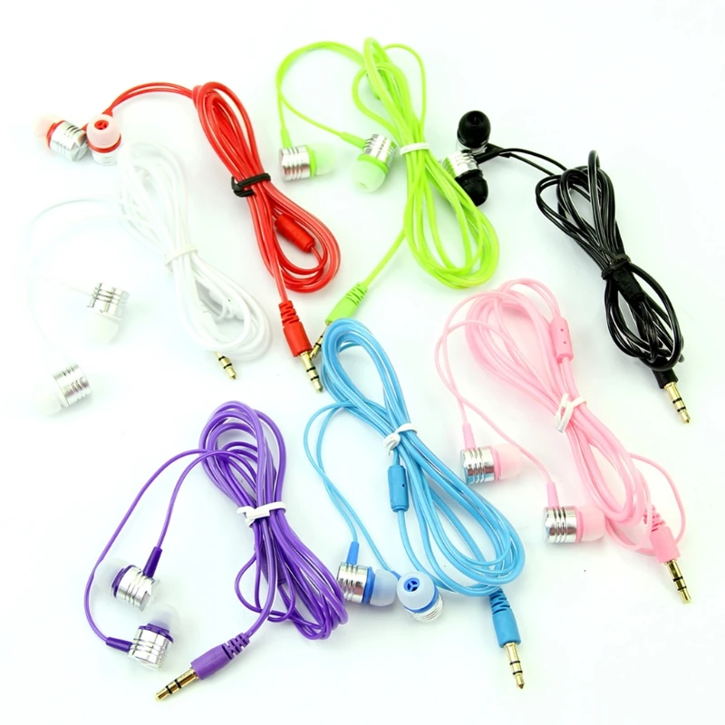 3.5mm In Ear Earbuds Earphone Headset For iPhone Samsung MP3 iPod PCin Phone Earphones